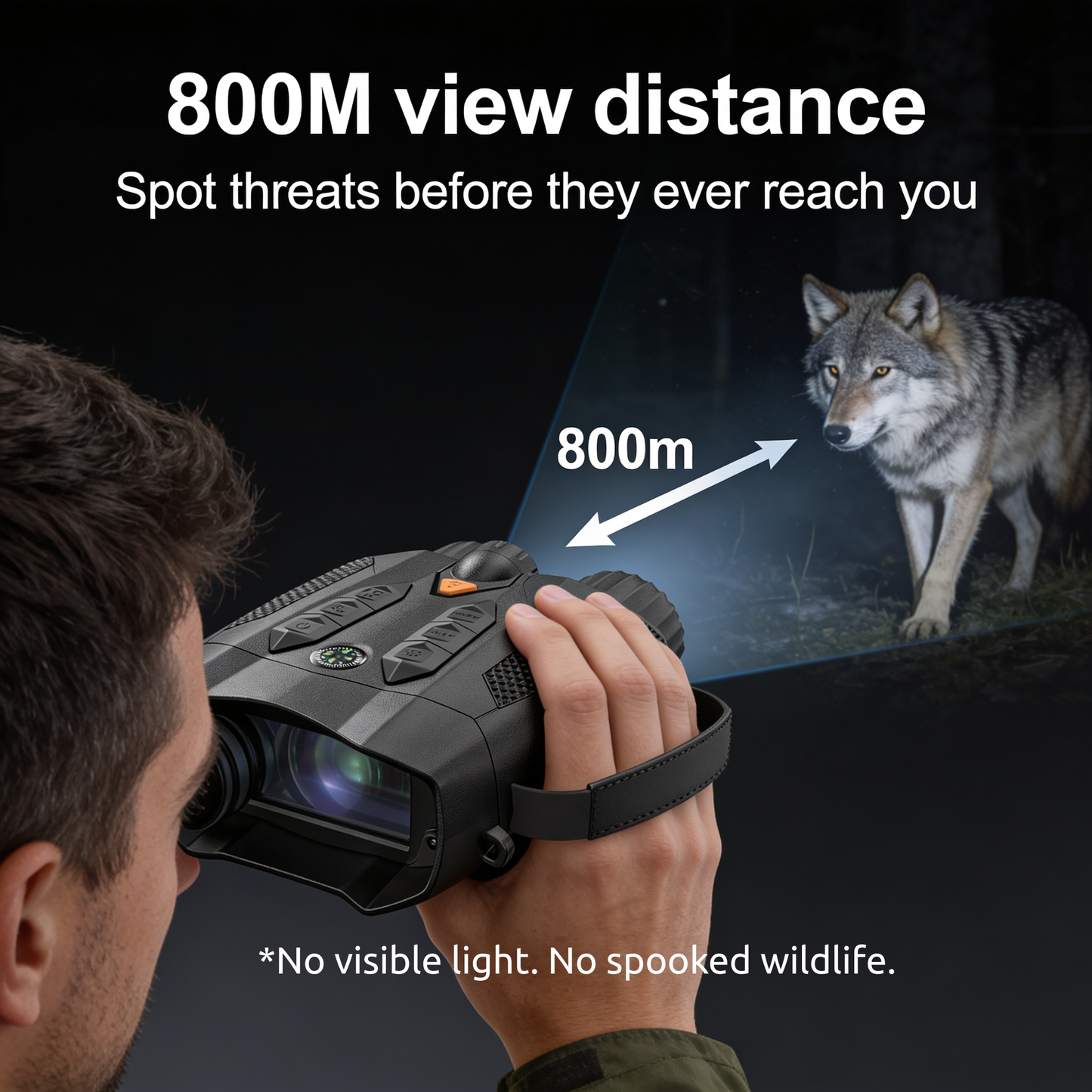 AlphaHunt BLACKOUT-IR Night Vision Goggles