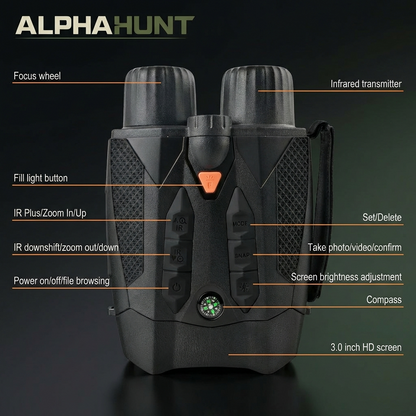 AlphaHunt BLACKOUT-IR Night Vision Goggles