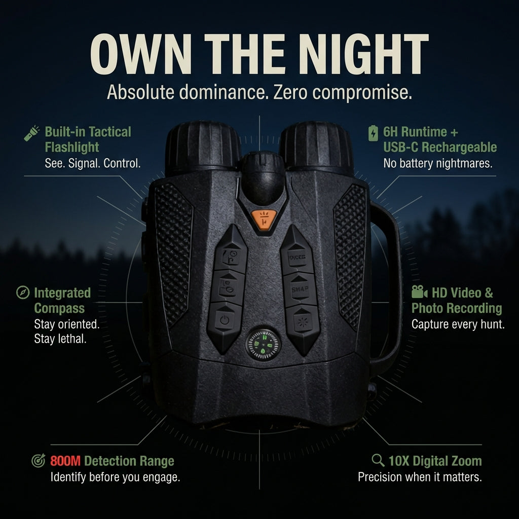 AlphaHunt BLACKOUT-IR Night Vision Goggles